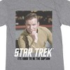 Star Trek The Original Series Kirk Women's Heather Gray Sleep Shirt - 2 of 2