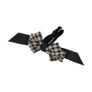 Unique Bargains Women's Fashionable Plaid Hair Clips 1 Pc - 1 of 4