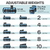 Sportneer Adjustable Ankle Weights for Women and Men 7 lbs/Pair Adjustable Leg Weights with Secure Straps - 4 of 4