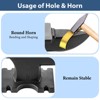 Zevemomo 22 Lbs Cast Iron Anvil for Blacksmithing, Single Horn 6.7"x3.5" Worktop, High Hardness for Bending & Shaping Jewelry Tools - Black - 3 of 4