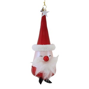 Santa Land 6.25 In Santa Land Logo Santa Ornament Jolly Old Elf Christmas Italian Italy Tree Ornaments - 1 of 3