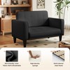 Kayamas 70" Small Loveseat Sofa Small Couch for Living Room, Comfy Love Seat with Removable Washable Cover and Solid Wood Frame - 4 of 4