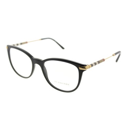 Burberry 3001 Womens Square Eyeglasses Black 51mm