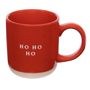 Sweet Water Decor Ho Ho Ho Red Stoneware Coffee Mug -14oz - 1 of 3