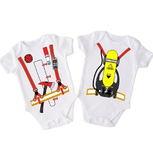 Firefighter Fireman Fire Department - Baby Boy Girl Clothes Infant Onesie® Funny GS1 - 1 of 4