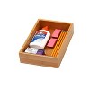 YBM HOME Bamboo Drawer Organizer Storage Box for Kitchen Drawer, Junk Drawer, Office, Bedroom, Children Room, Craft, Sewing, and Bathroom - 2 of 2
