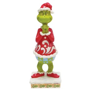 Jim Shore 19.5 Inch Grinch With Hands Clinched 20 Dr Seuss Figurines - 1 of 3