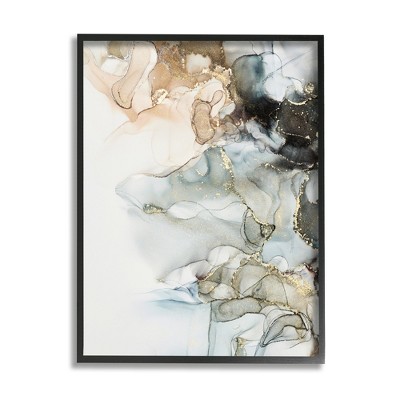 Stupell Industries Soft Ripples Abstraction Framed Giclee Art