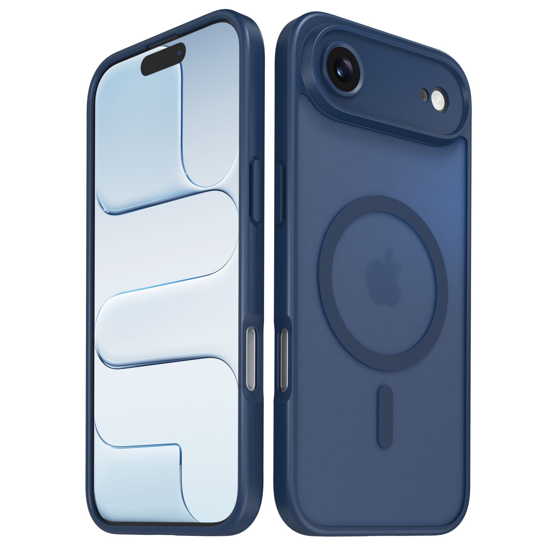 Vena For Apple iPhone 17 Air Case Magsafe, Magnetic Shockproof Translucent Back Slim Protective Phone Case, Blue