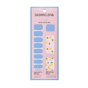 Dashing Diva Gloss Nail Art - Lemme Get a Lemon - 32ct - 1 of 4
