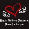 Men's Design By Humans Happy Mother's Day Miss You Mom By graceandfinn T-Shirt - 2 of 2