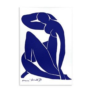Stupell Industries Minimal Abstract Purple Nude Woman Matisse Artist Wall Plaque Art - 1 of 4