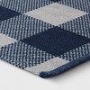 2'x3' Machine Washable Oversized Gingham Handwoven Scatter Accent Rug - Room Essentials™ - 3 of 4