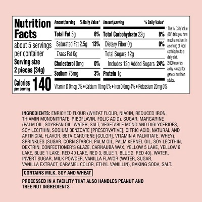 Sugar Cookie Edible Cookie Dough with Rainbow Sprinkles - 6oz - Favorite Day™