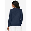 Jessica London Women's Plus Size Crochet Button-Front Cardigan - 3 of 4