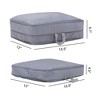 REGALWOVEN Foldable Organizing Clothing Storage Bags with Handle - 2 of 4