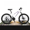 DSVIMOY Bicycles, 26 inch Mountain Bike for Teenagers Girls Women, 21-Speed Mountain Bike with Dual Disc Brakes, White, 65"*24.8"*37.4" - 3 of 4