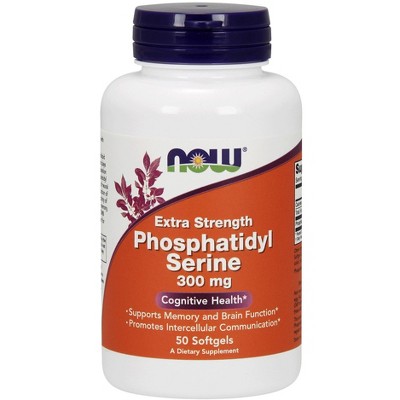 Extra Strength Phosphatidyl Serine 300 mg by Now Foods  -  50 Softgel