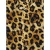 Jersey Shore GTL Short Sleeve Leopard Print Button-Down Shirt - image 3 of 3