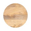 Kate and Laurel Talcott Round Wood Side Table, 12x12x28, Natural - 3 of 4