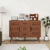 47" Storage Cabinet, Special Storage Cabinet, Suitable For Living Room, Bedroom, Dining Room, Study Room Brown - 2 of 4