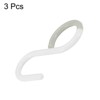 Unique Bargains Plastic Kitchen Closet Bathroom S Shaped Hooks and Hangers 2.4 Inch - 3 of 4