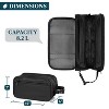 PAVILIA Toiletry Bag for Men, Travel Pouch Essentials Shaving Dopp Kit, Water Resistant Organizer Case Accessories - 2 of 4