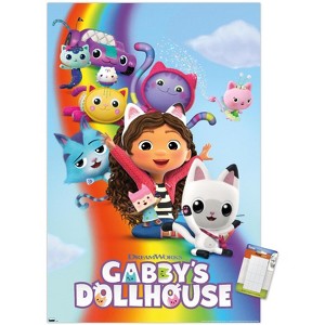 Trends International Gabby's Dollhouse - Key Art Unframed Wall Poster Prints - 1 of 4