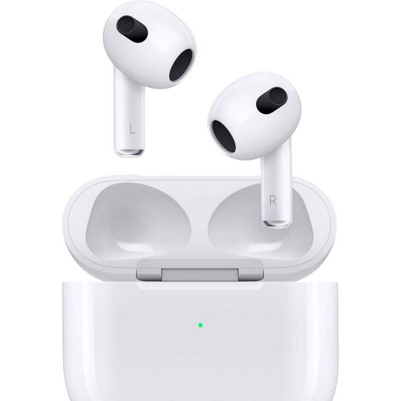 Refurbished AirPods with Lightning Charging Case (2022, 3rd Generation) - Target Certified Refurbished, 1 of 5
