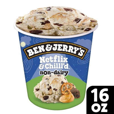 Ben & Jerry's Vegan Ice Cream Netflix & Chilll'd Frozen Dessert - 16oz