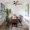 Parrot Uncle 52" Black Modern LED Ceiling Fan with Remote and Light - 4 of 4