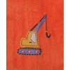 Bacati - Construction Orange Embroidered Blanket - 3 of 3