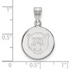 Black Bow Jewelry 14k White Gold Baylor Bears NCAA Medium Pendant - 2 of 3