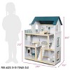 Lil’ Jumbl Large Wooden Dollhouse, 3 Story Doll House with Furniture, Stairs & Accessories - 2 of 4