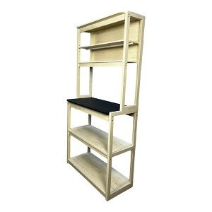 NicBex 5-Tier Storage Shelves,Storage Bakers Rack with Coffee Bar,Kitchen Shelves,Microwave Stand for Living Room - 1 of 4