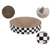 THE LICKER STORE Nelson Modern Cardboard Round Bowl Cat Scratcher with Catnip - 3 of 4