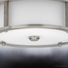 Urban Ambiance Luxury Contemporary Ceiling Light,  5.25"H x 13"W,  Brushed Nickel Finish, UHP3210 - 4 of 4