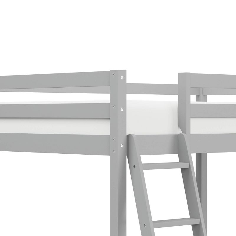 Full Caspian Kids&#39; Loft Bed with Chair Gray - Hillsdale Furniture, 5 of 9