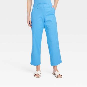 Women's High-rise Tailored Trousers - A New Day™ Blue 12 : Target
