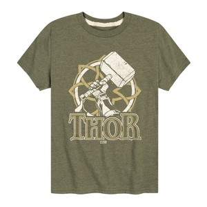 Boys' - Marvel - Thor Norse Short Sleeve Graphic T-Shirt - 1 of 4