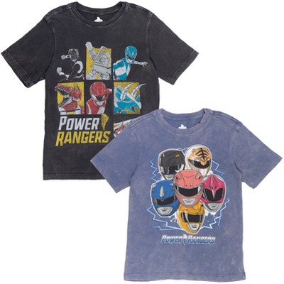 Power Rangers Pink Ranger, Yellow Ranger, Red Ranger 2 Pack T-Shirts Little Kid to Big Kid