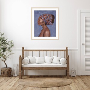 Amanti Art Beautiful Woman II by Bannarot Wood Framed Wall Art Print - 1 of 4