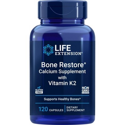 Bone Restore with Vitamin K2 by Life Extension  -  120 Capsule