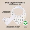 8pk Organic Baby Bandana Bibs, Baby Drool Bibs for Baby Boy, Girl, Baby Bibs for Infant, Newborn - 2 of 4