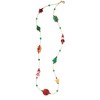 Ross-Simons Italian Multicolored Murano Glass Bead Christmas Necklace - 2 of 3