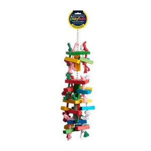 Prevue Pet Products Sound & Movement Bodacious Bites Tower Bird Toy 60960 - 1 of 3