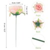 Unique Bargains Artificial Silk Real Touch Durable Artificial Flowers 25 Pc - 2 of 4