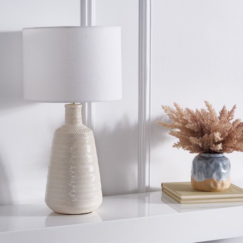 Oakland Table Lamp - Ivory - Safavieh., 3 of 5