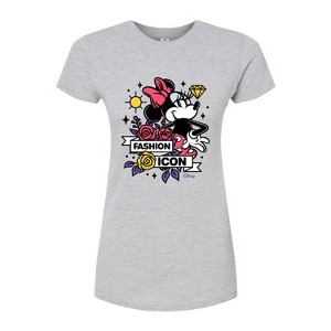 Women's - Disney - Minnie Mouse Fitted Graphic T-Shirt - 1 of 3