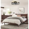 Airsurfer 16-Inch Black Farmhouse Flush Mount Ceiling Fans with Remote - 2 of 4